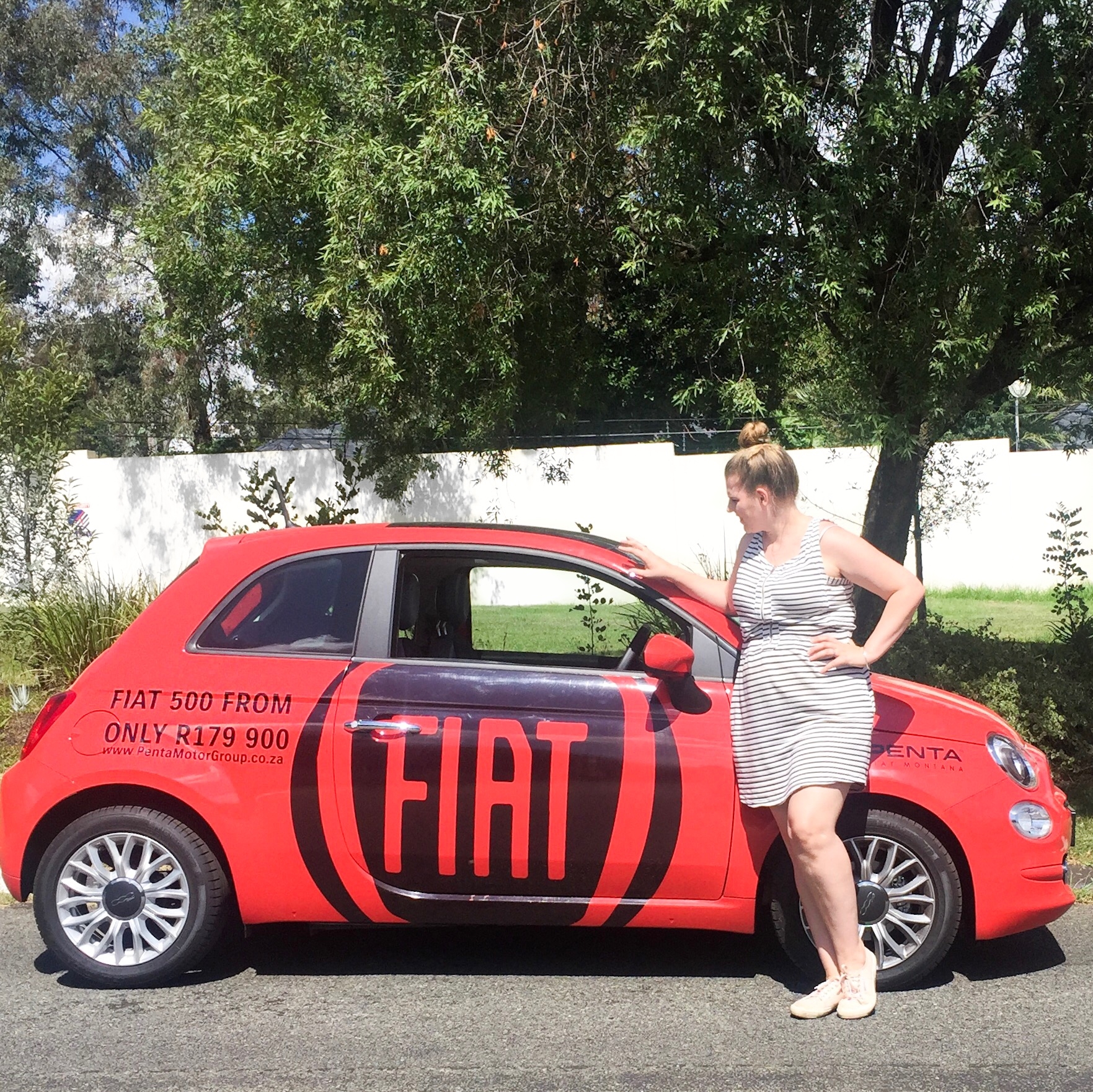 The Fiat 500: a zooty little car for the on-the-go gal
