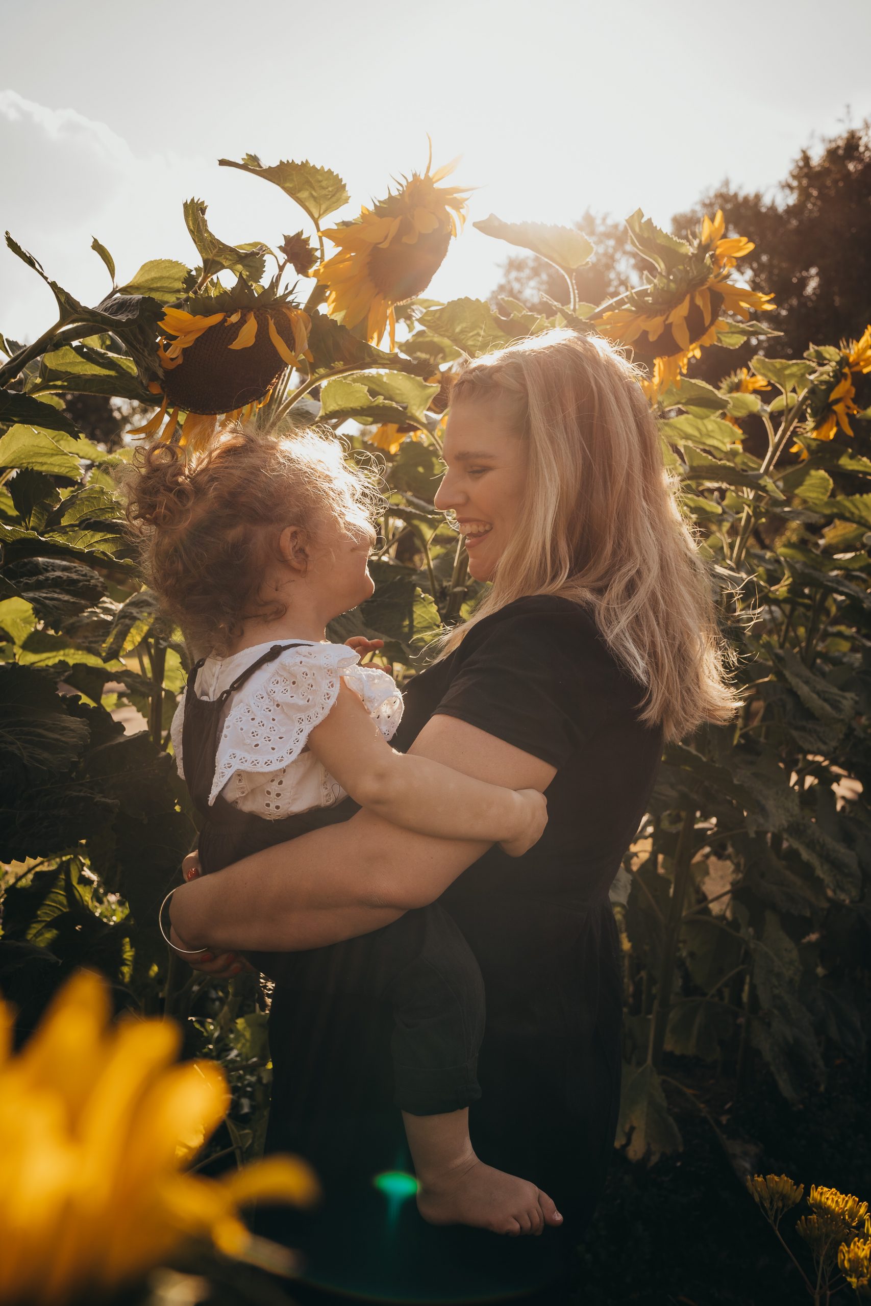 A Family Photoshoot In The Sunflowers